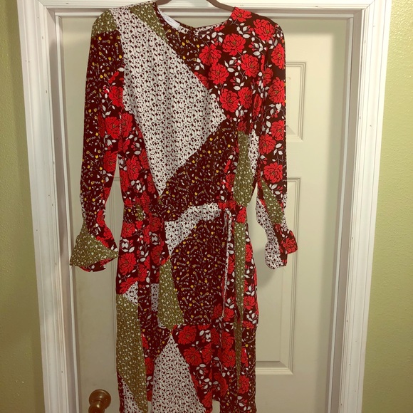 Libby Edelman: Multi-Patterned Dress - Picture 1 of 8